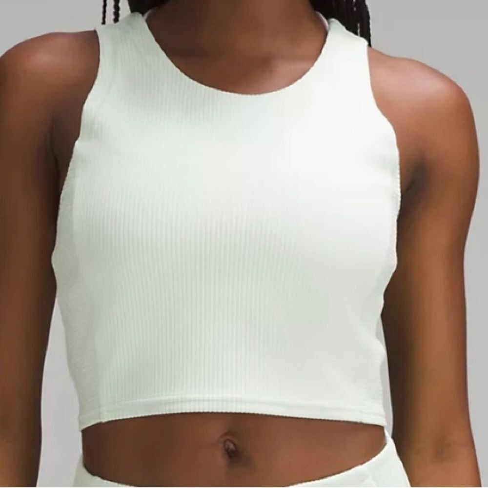 New Ribbed Softstreme Cropped Tank Top